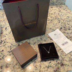 18K Diamond Love Letter “O” Necklace